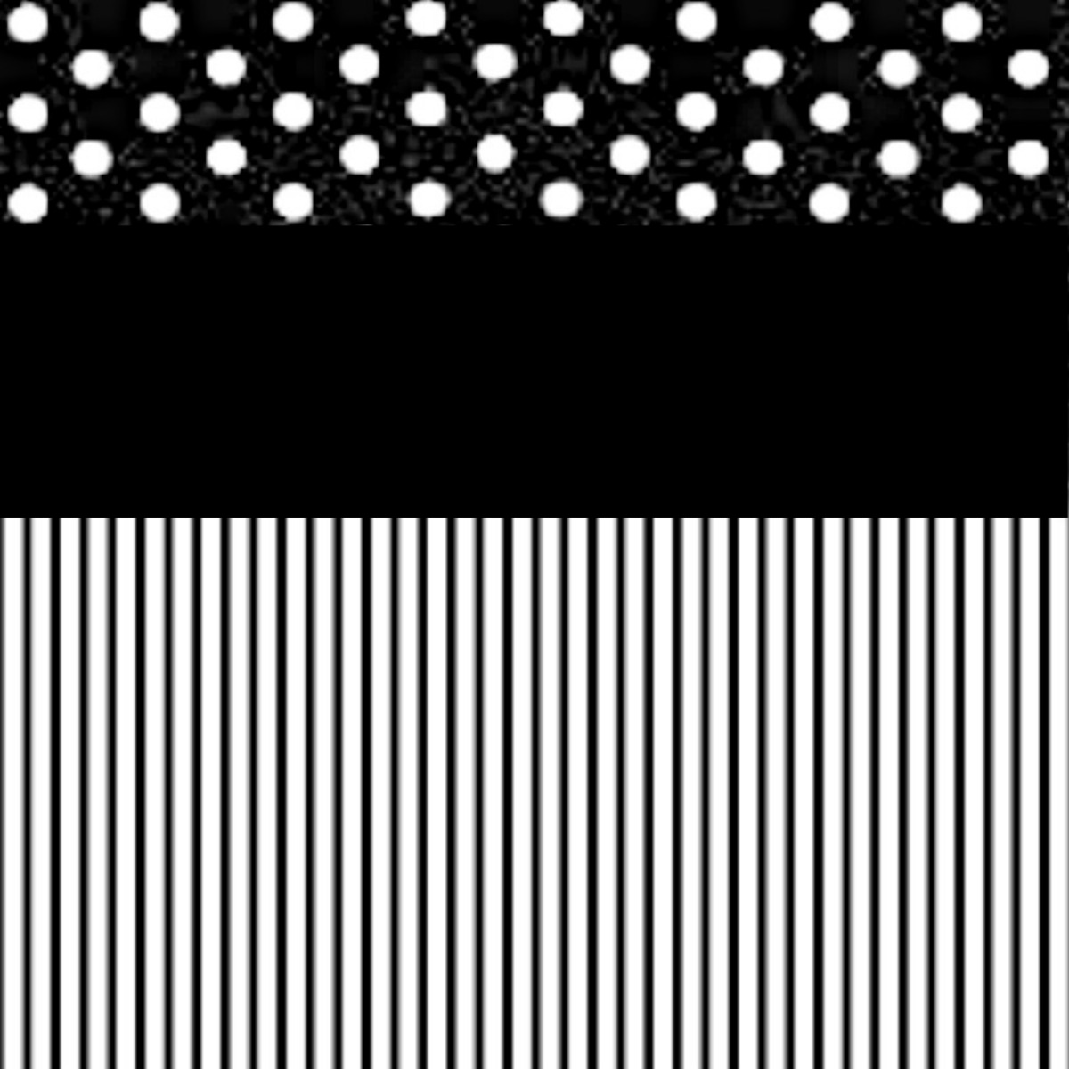 Black & White Polka Dots and Stripes